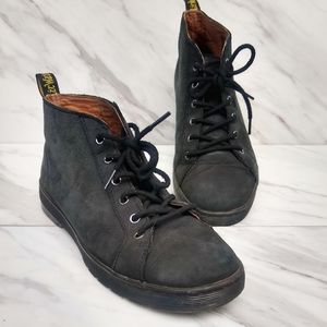 Dr. Doc Martens Coburg 6 Eye Nubuck Leather Boots